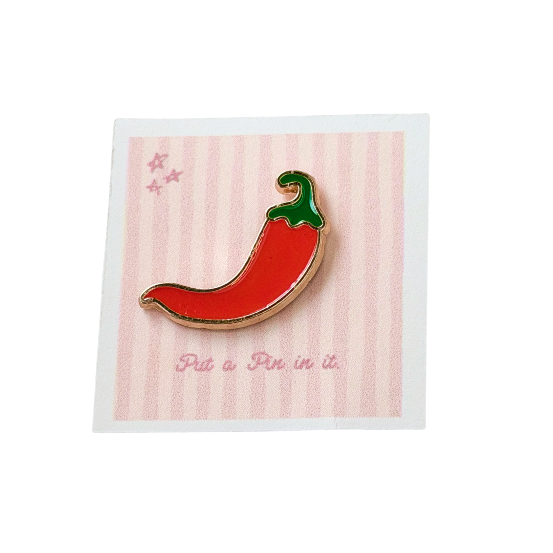 Red Pepper Enamel Pin