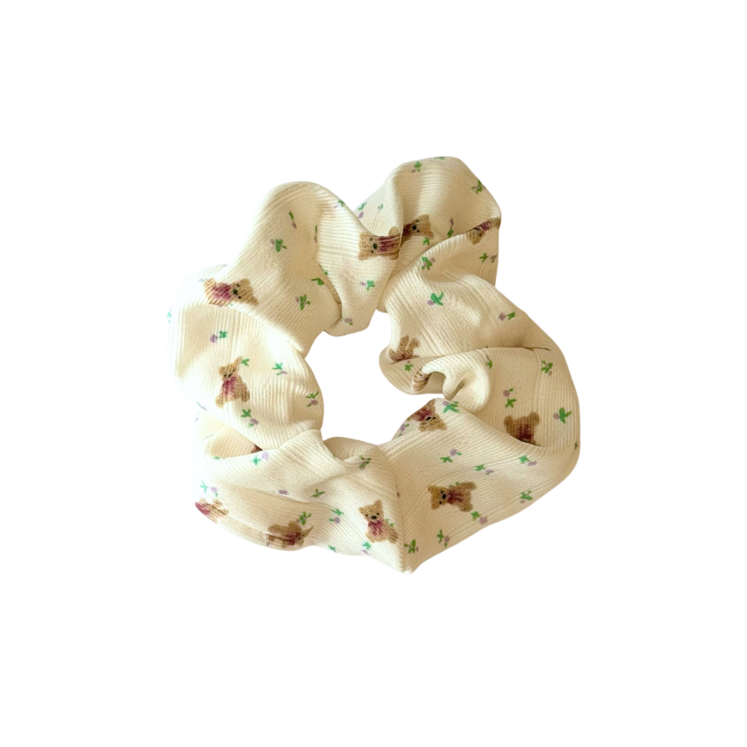 Teddy Bear Scrunchie
