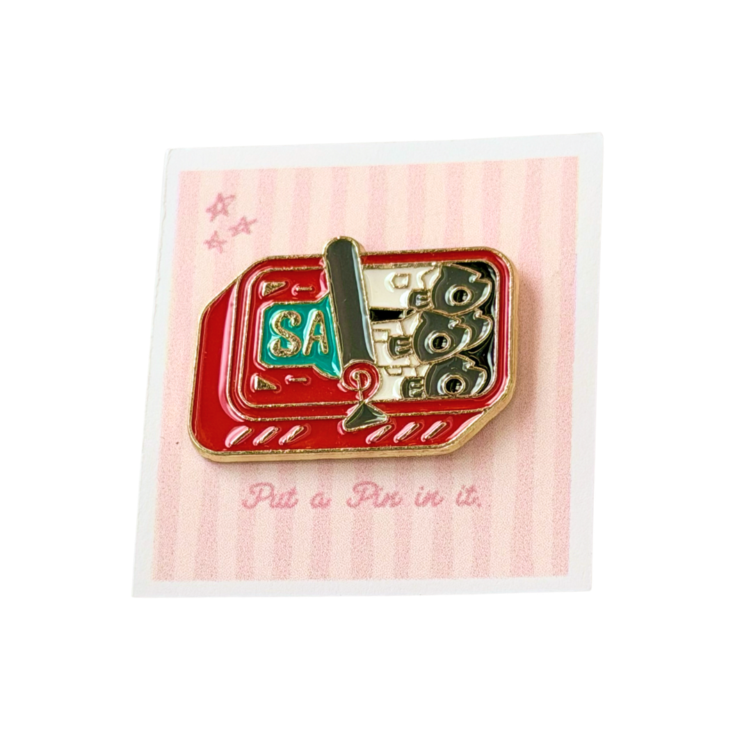 Sardines Enamel Pin
