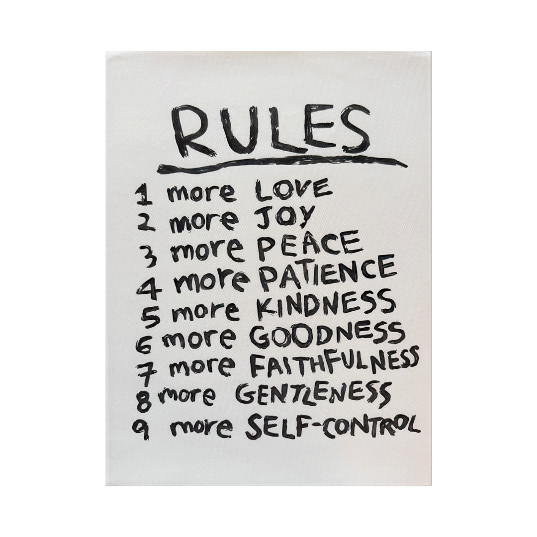 Christian Rules Poster