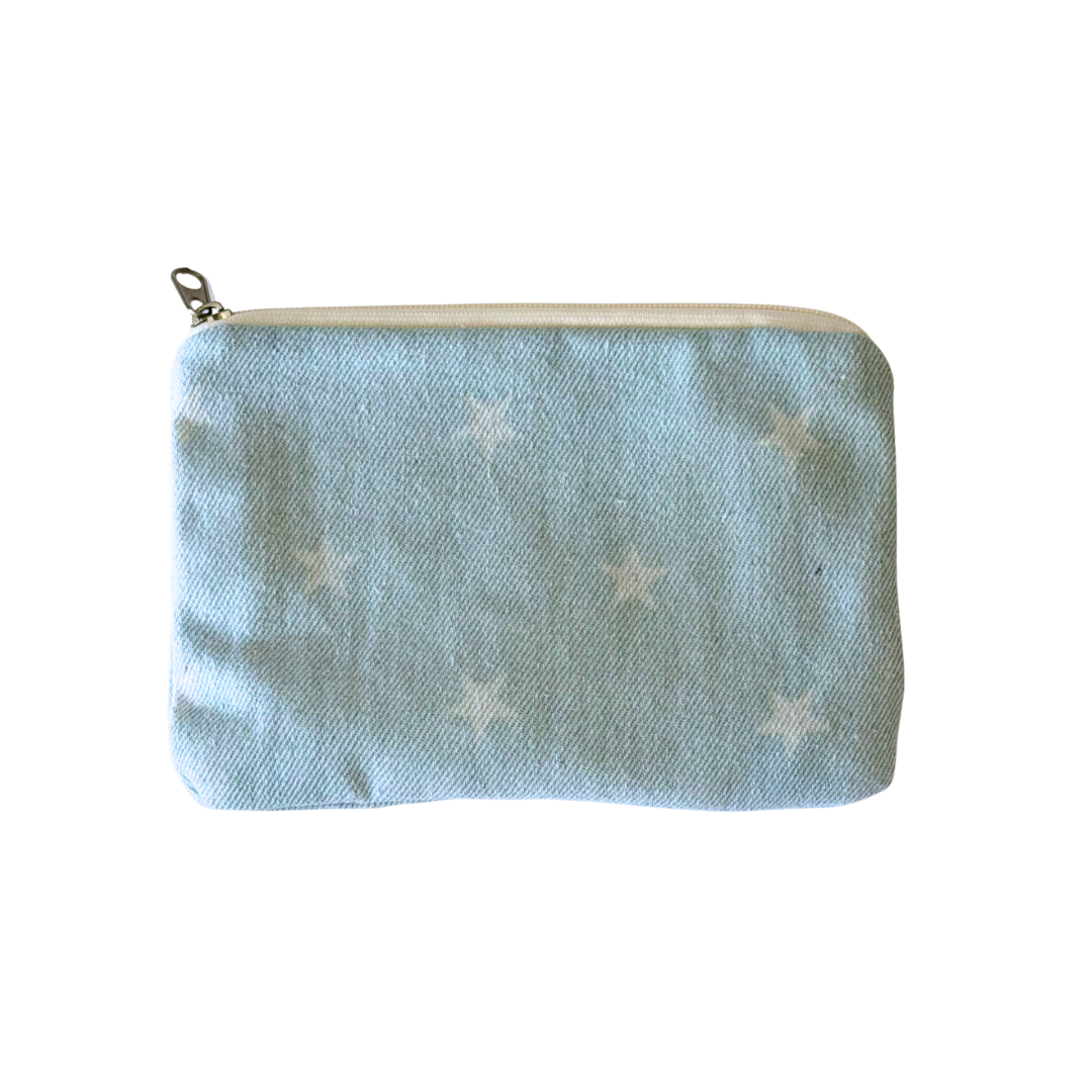 Star Denim Coin Purse