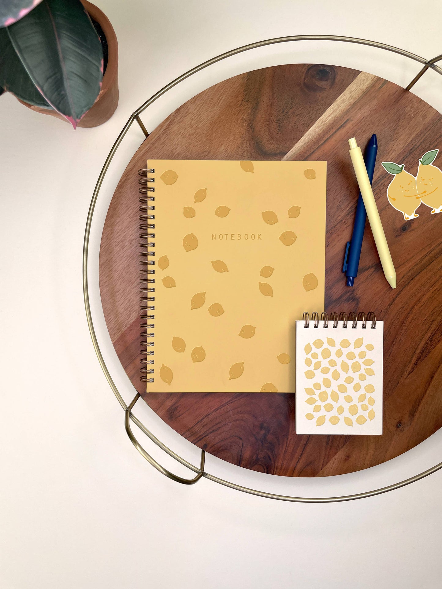 Lemon Mini Jotter Notebook