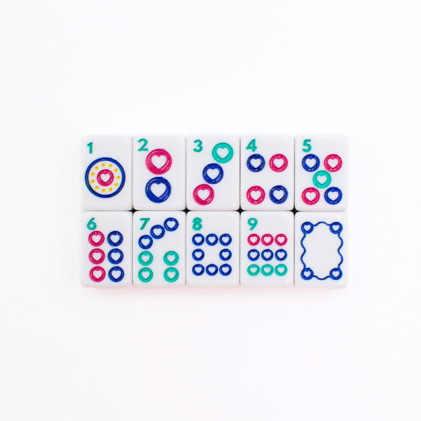 Mini White Mahjong Travel Set