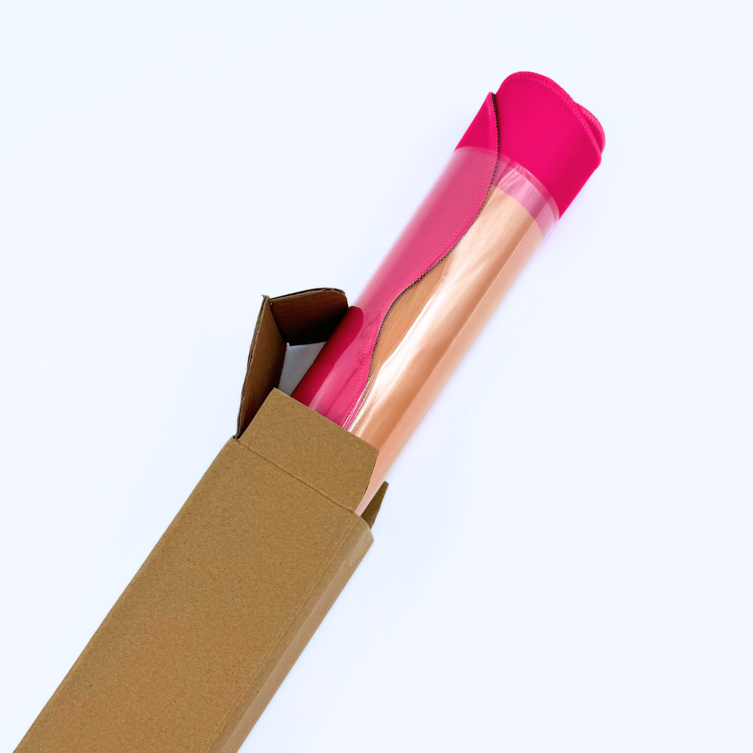 Mini Orange & Pink Scallop Mahjong Mat