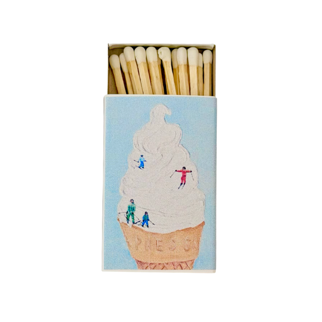 Ice Cream Skiers Matchbox