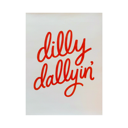 Dilly Dallyin' Poster