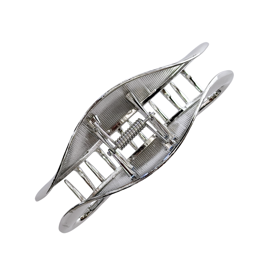 Silver Cloud Metal Claw Clip