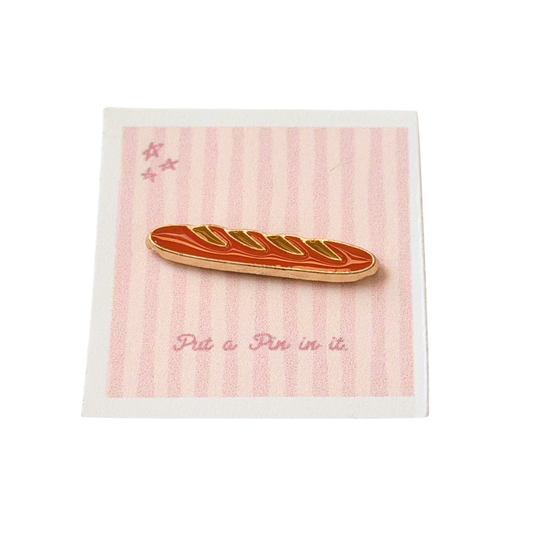 Baguette Enamel Pin