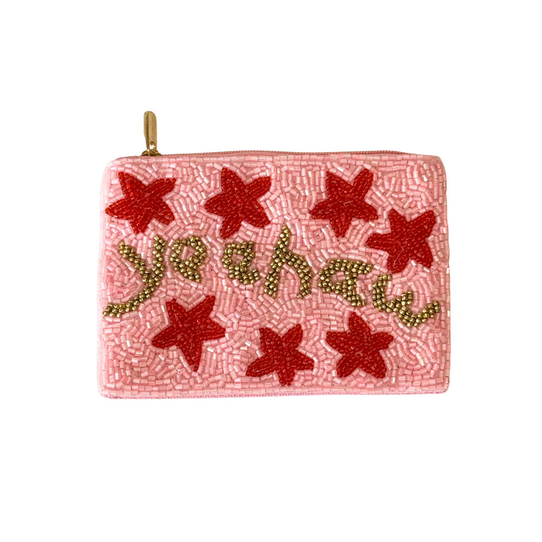 Yeehaw Beaded Coin Purse