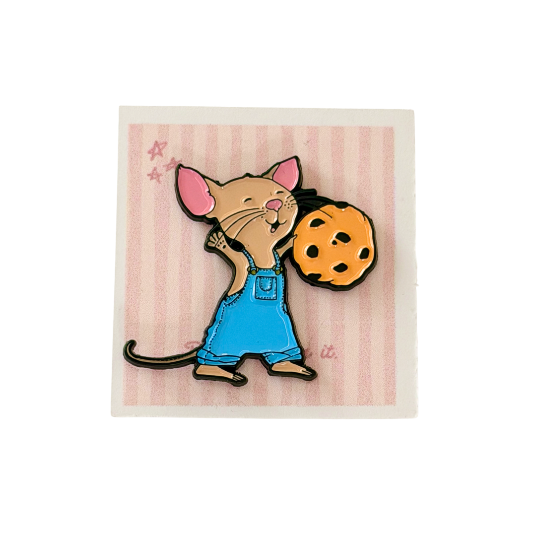Cookie Mouse Enamel Pin