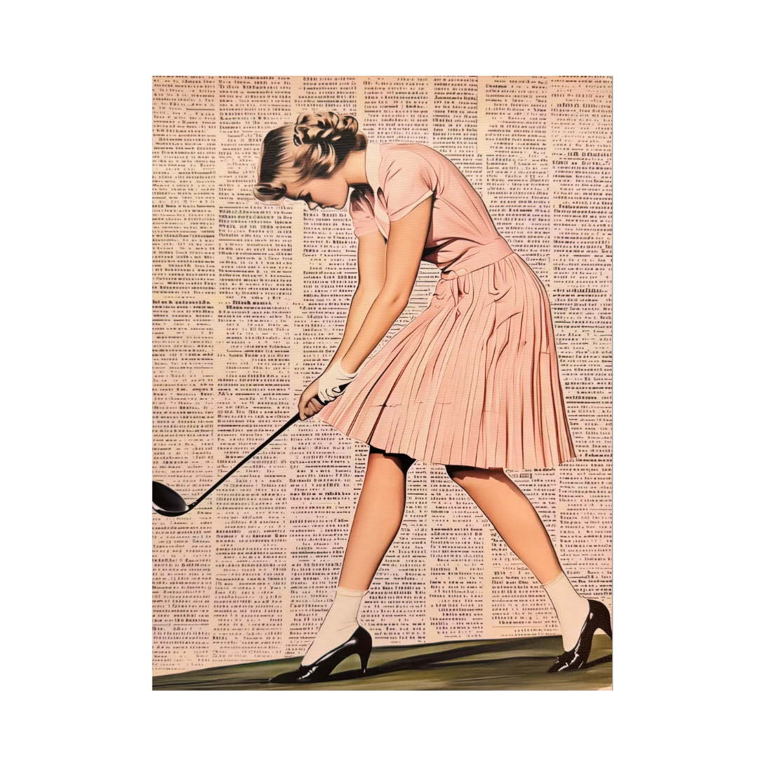 Golf Girl Poster
