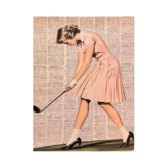 Golf Girl Poster