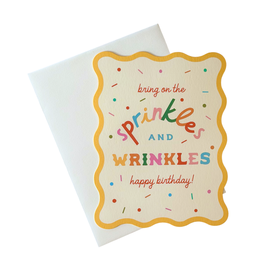 Sprinkles & Wrinkles Birthday Card