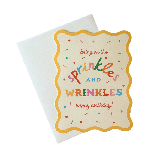 Sprinkles & Wrinkles Birthday Card