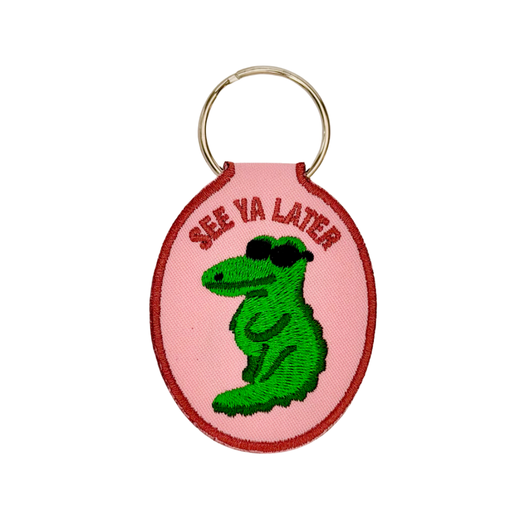 “See Ya Later” Alligator Keychain