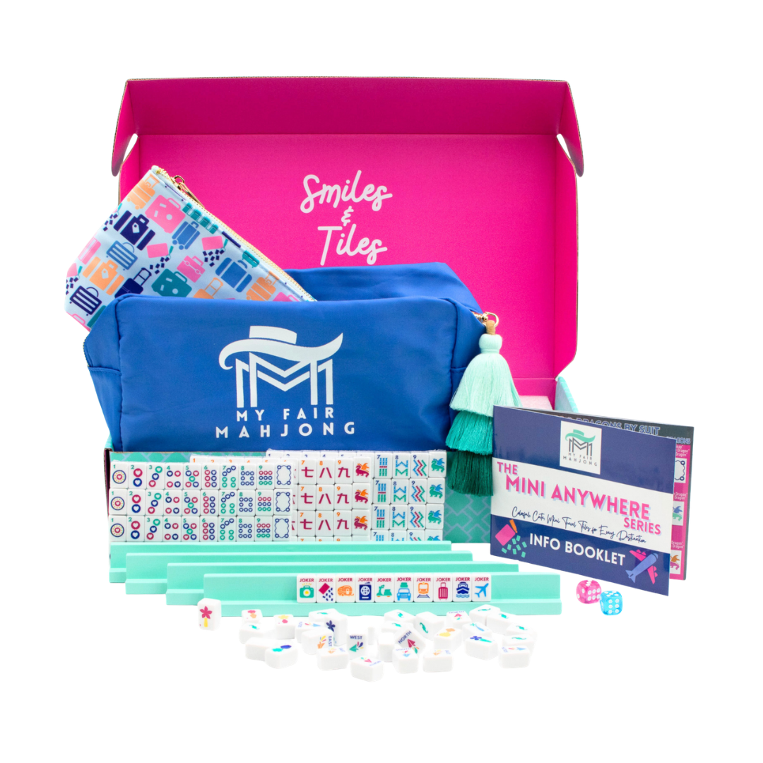 Mini White Mahjong Travel Set