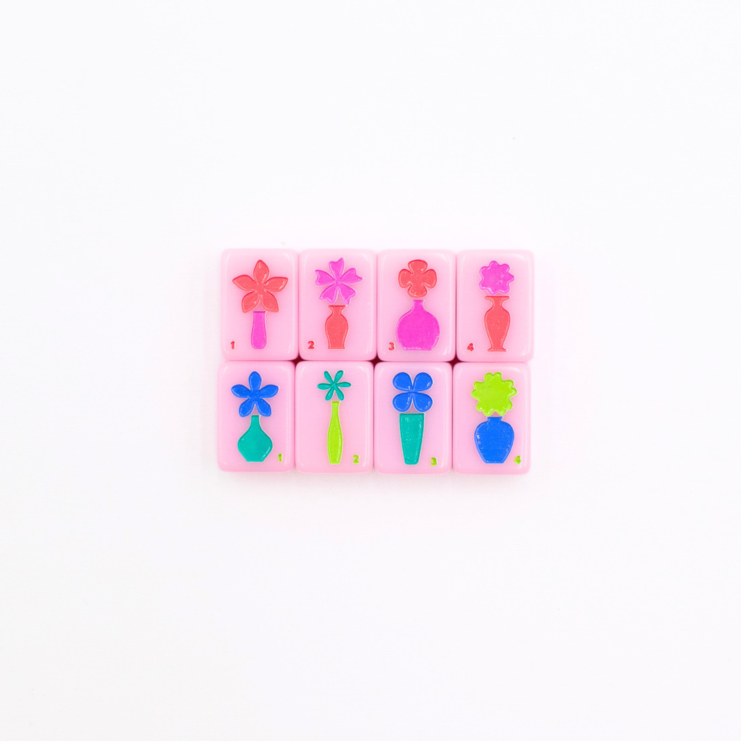 Mini Pink Mahjong Travel Set