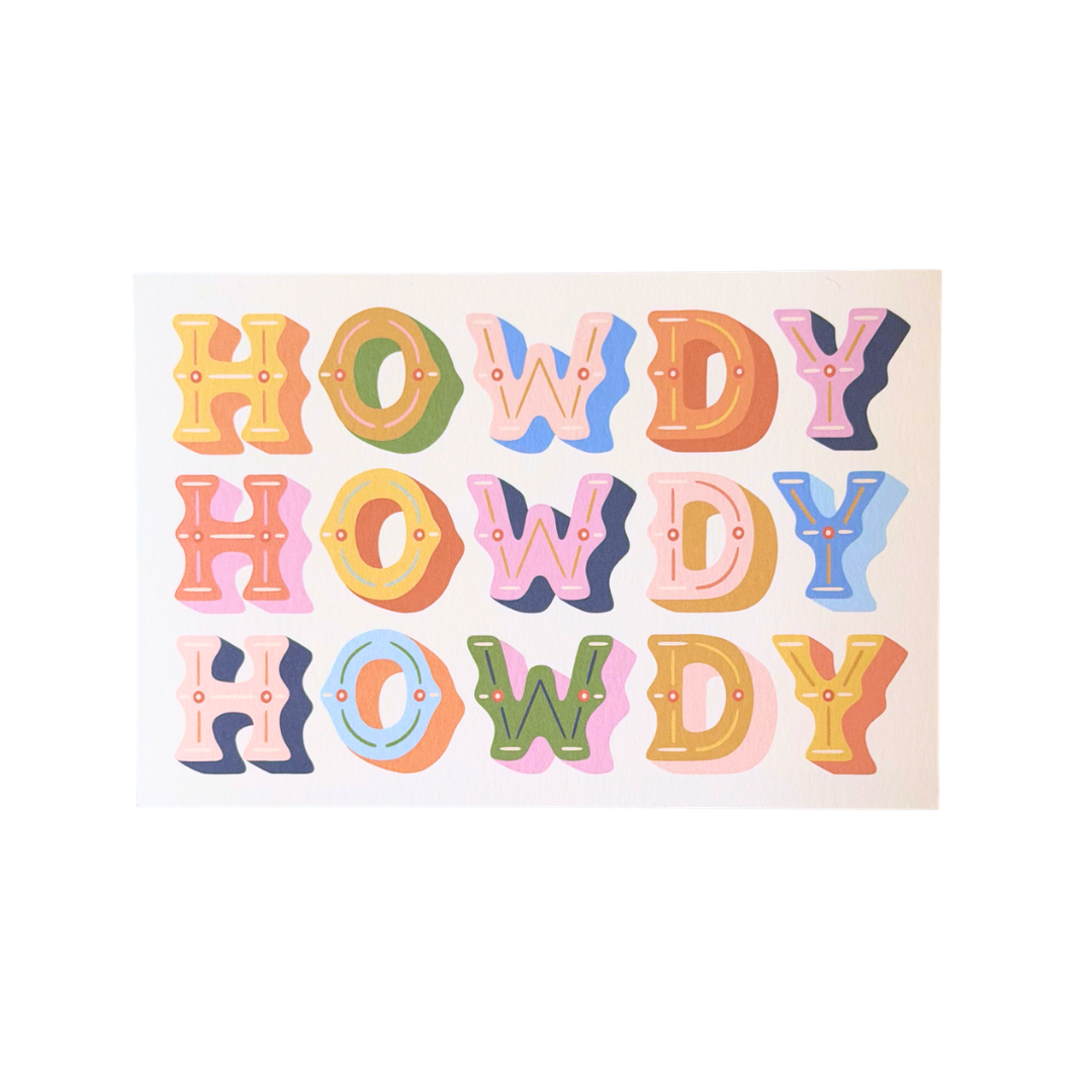 Howdy Postcard