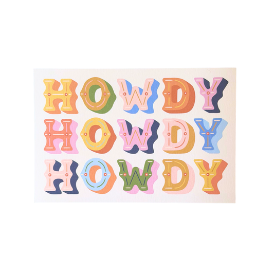 Howdy Postcard