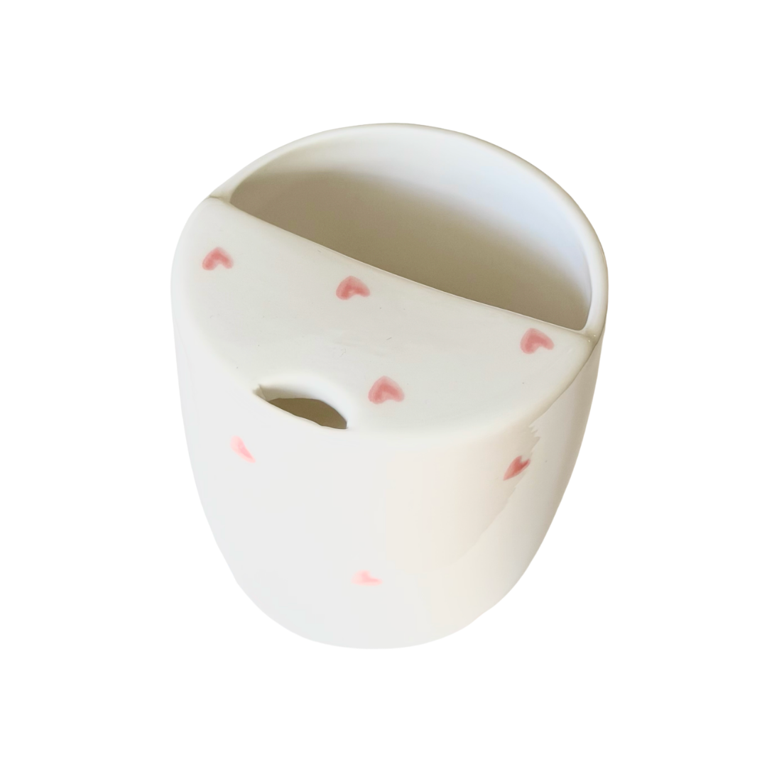 Heart Ceramic Sip Cup