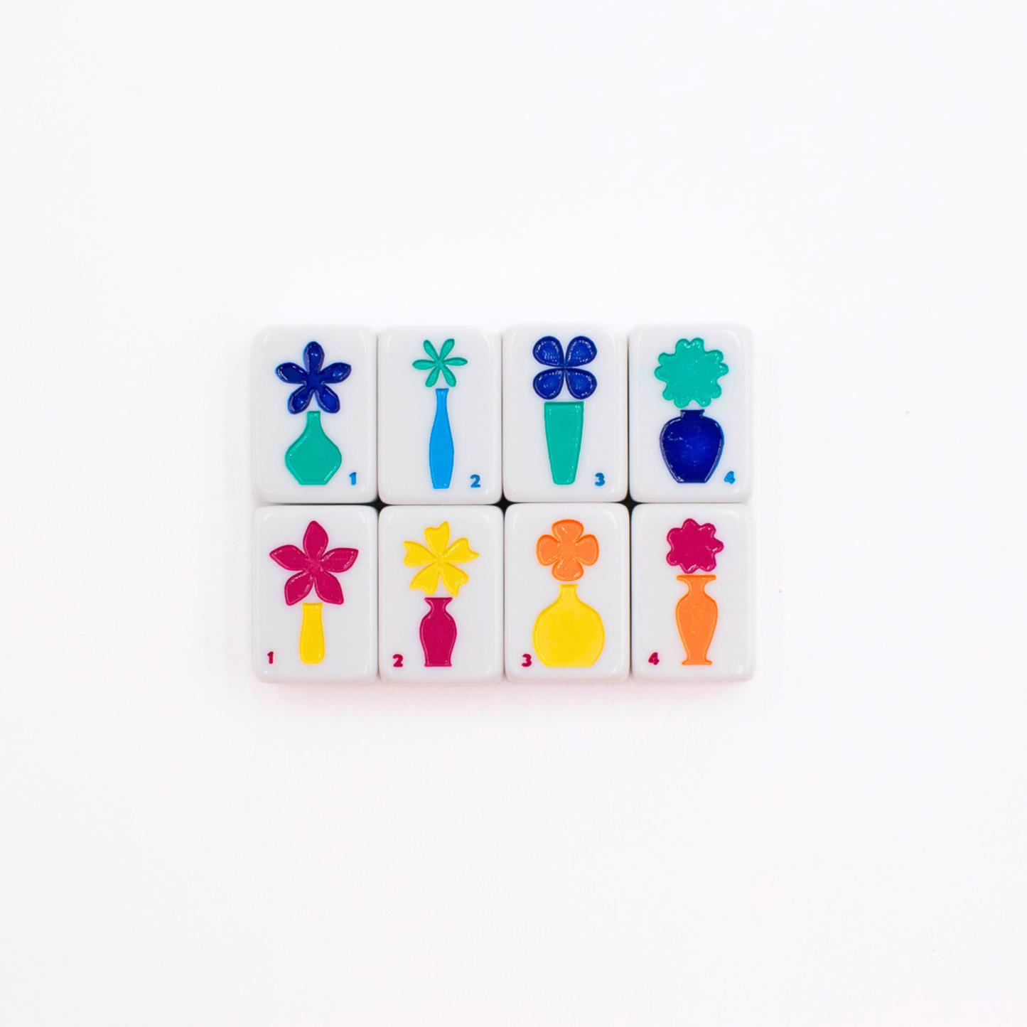 Mini White Mahjong Travel Set