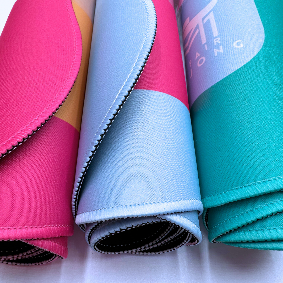 Mini Blue & Teal Scallop Mahjong Mat