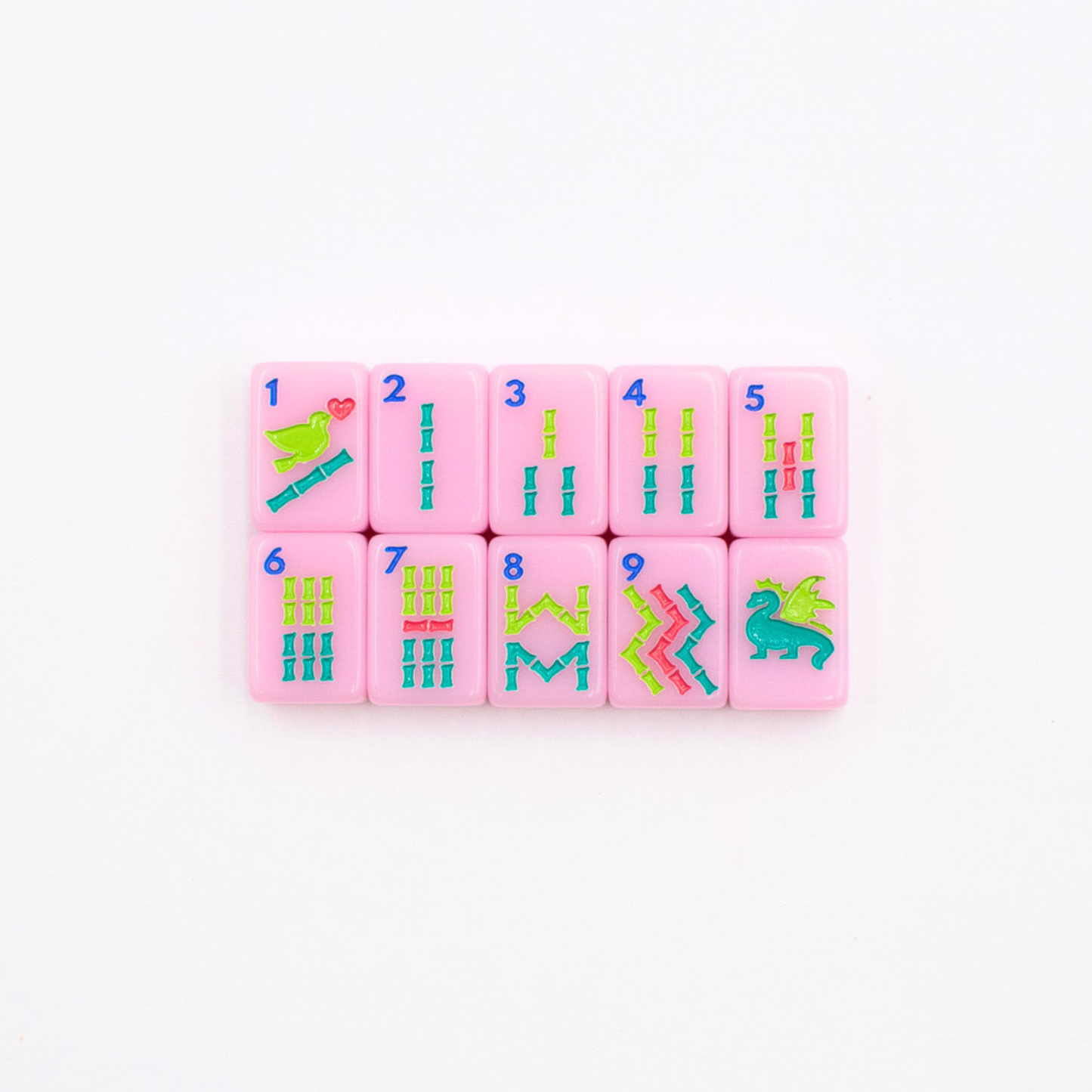 Mini Pink Mahjong Travel Set