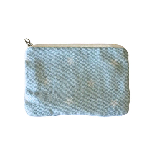 Star Denim Coin Purse