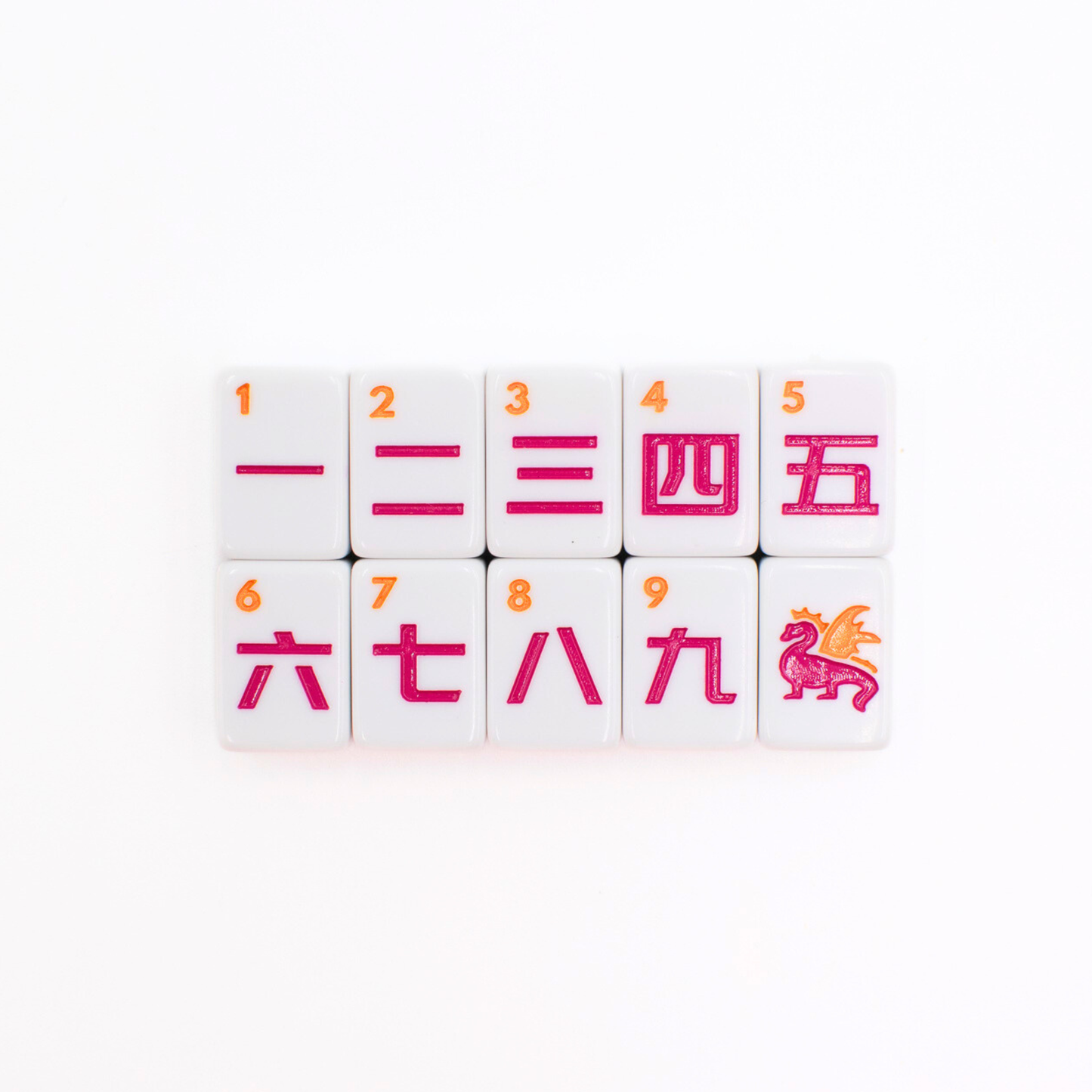 Mini White Mahjong Travel Set
