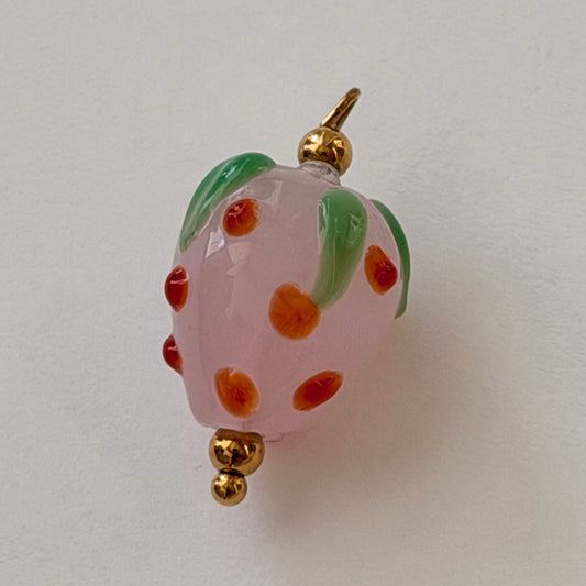 Pink Strawberry Charm