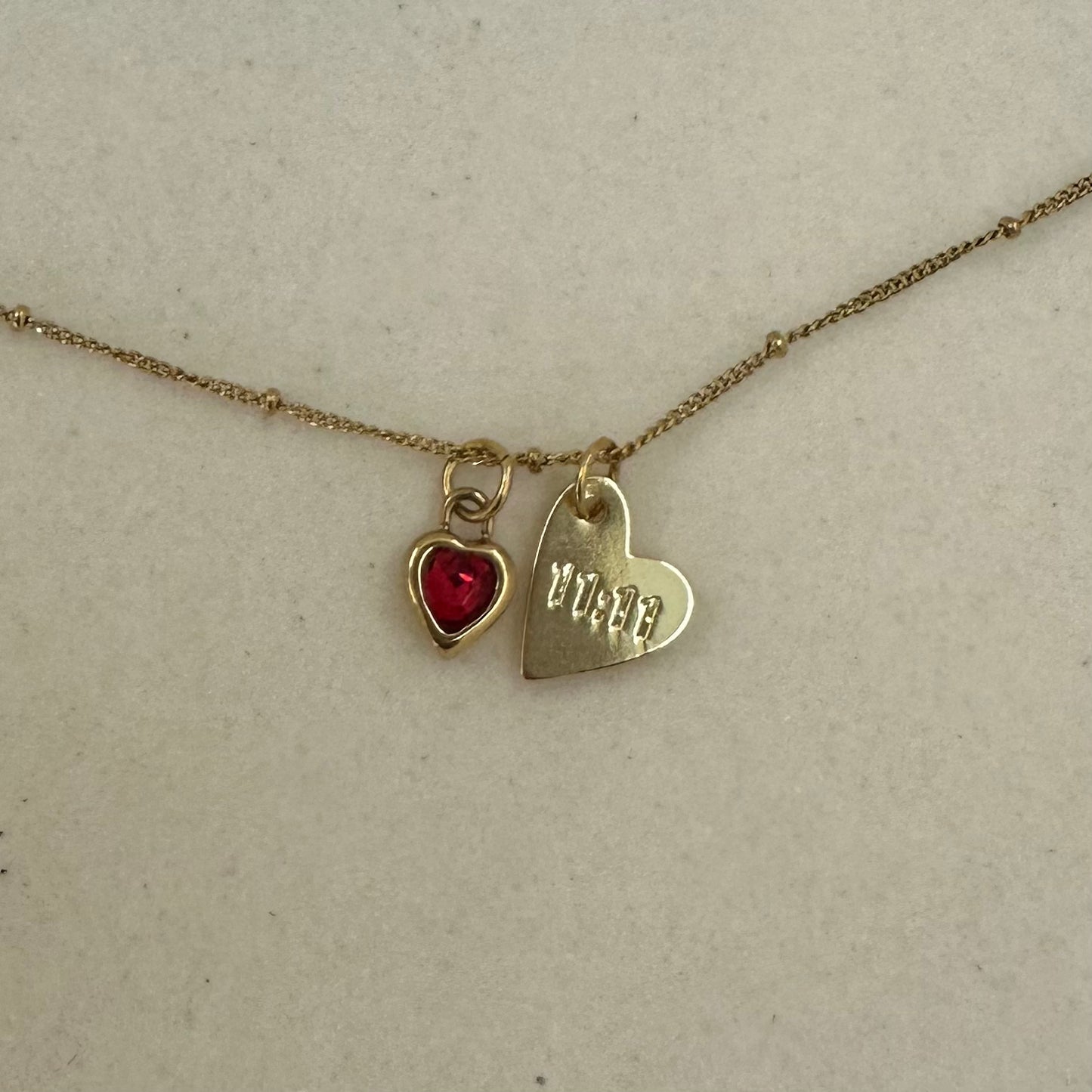 Custom Simple Charm Necklace Builder