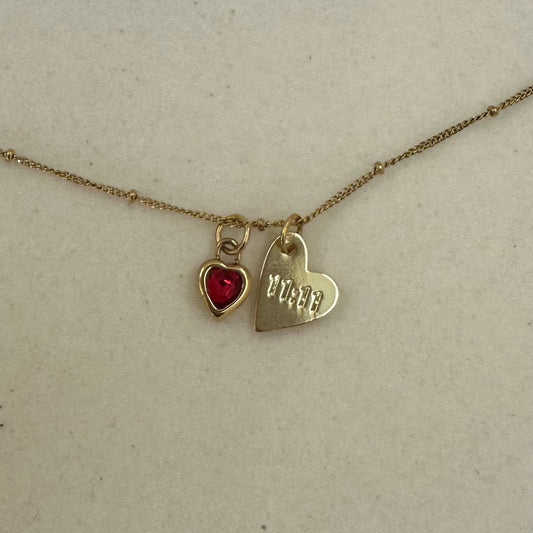 Custom Simple Charm Necklace Builder