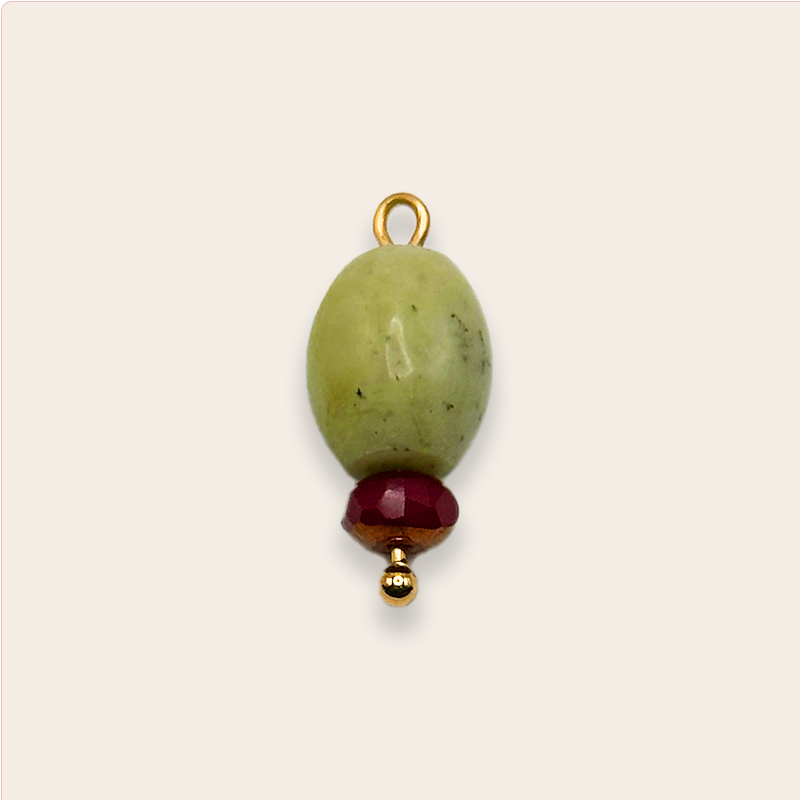 Martini Olive Charm