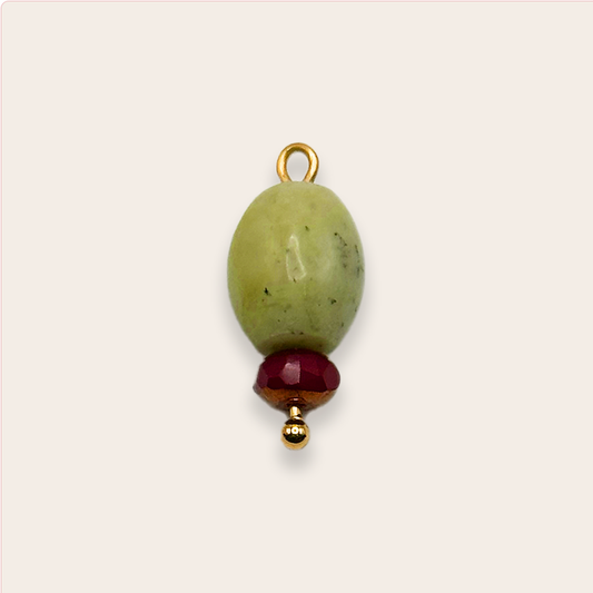 Martini Olive Charm
