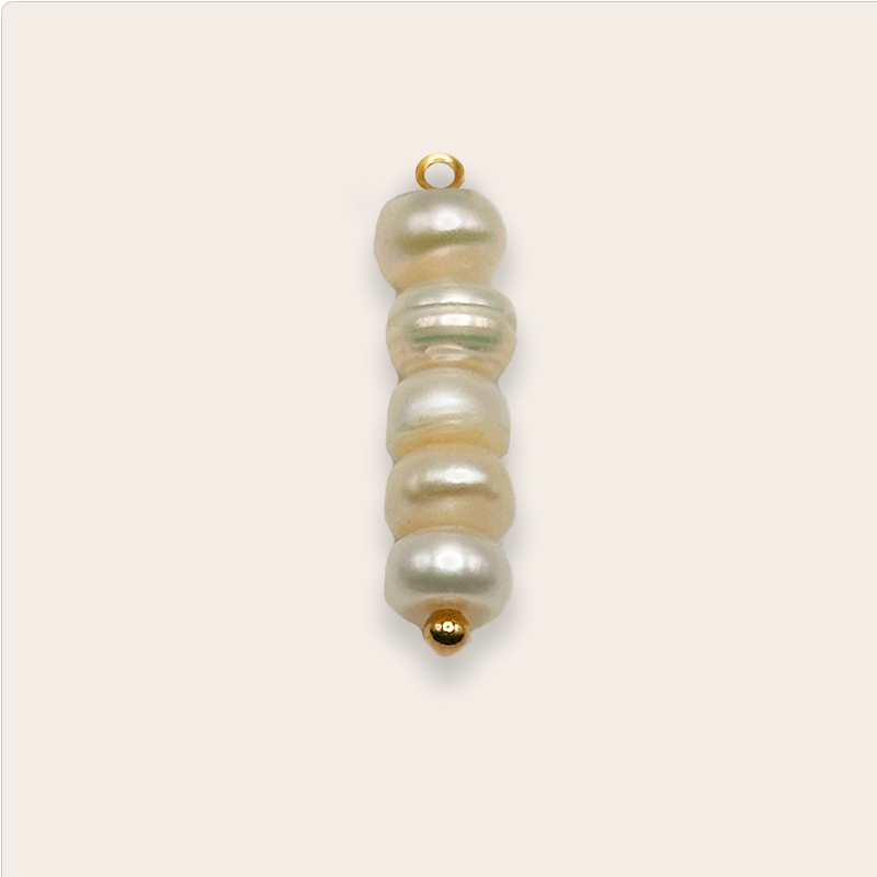 Pearl Stack Charm