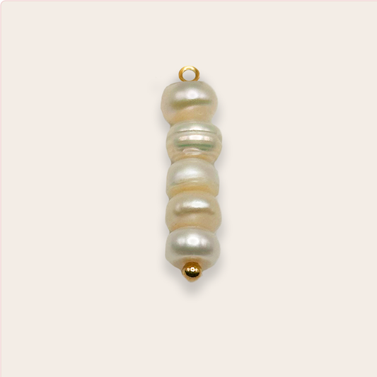 Pearl Stack Charm