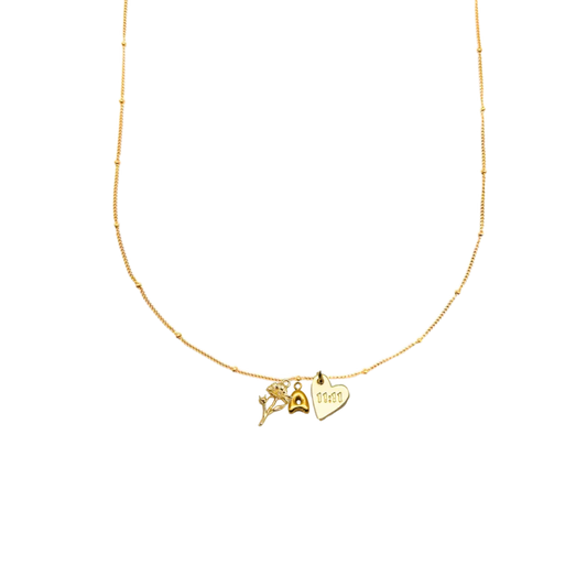 Custom Simple Charm Necklace Builder